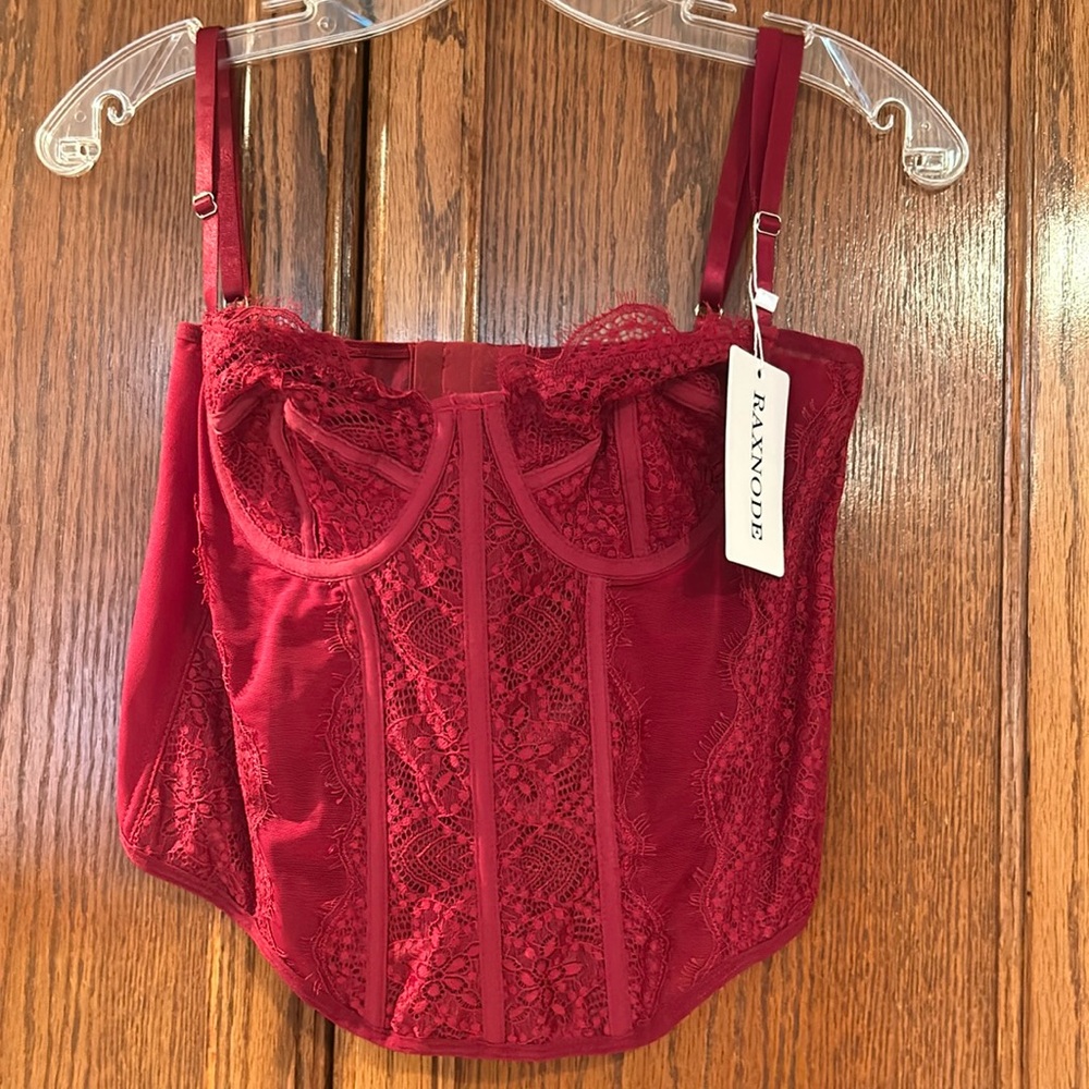 RAXNODE corset top.